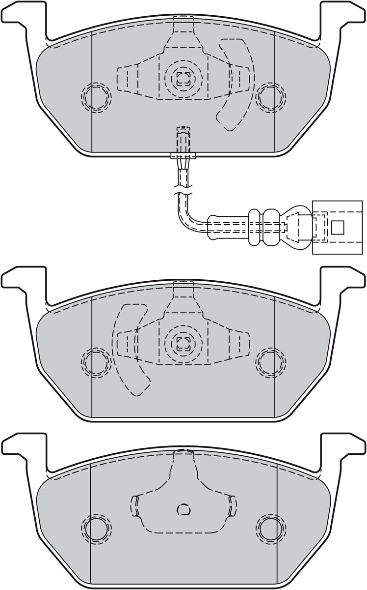 Pastiglie freno VALEO 601426